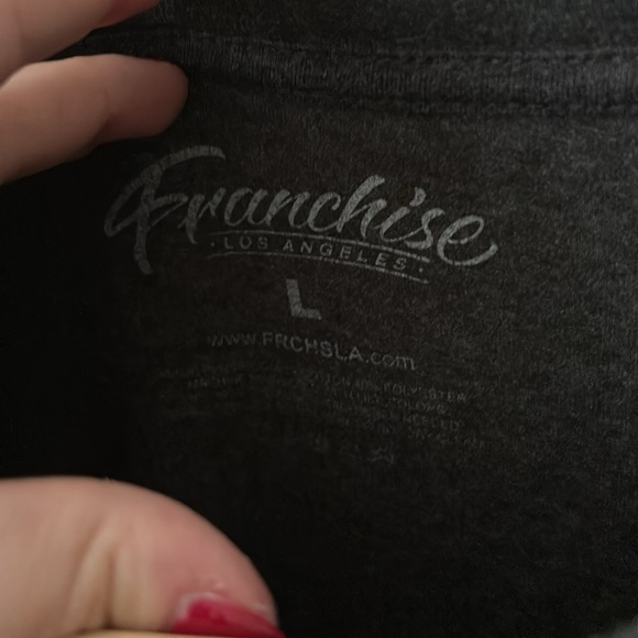 3/10$🌹🌹🌹Franchise Los Angeles Men’s Gray Graphic Print T-shirt - Picture 3 of 4